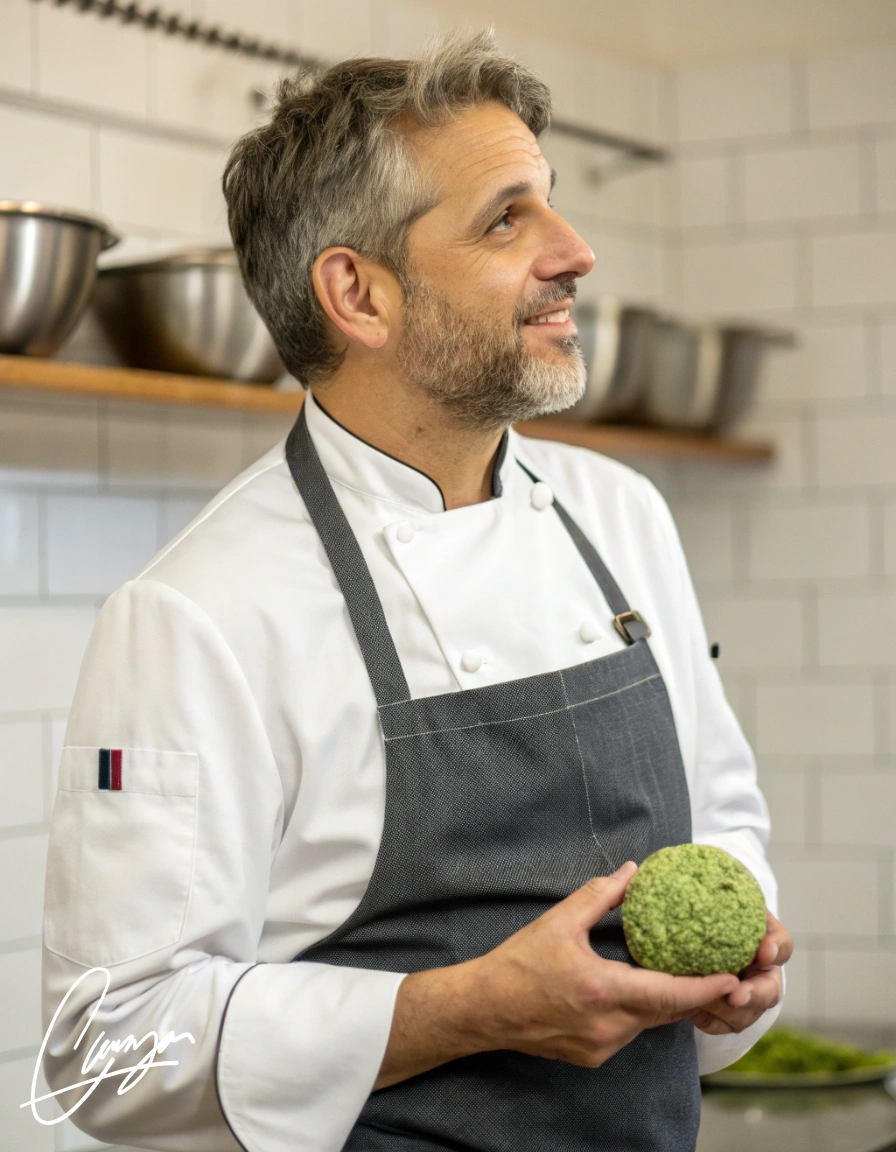 Chef Haru crafts exquisite matcha-inspired dishes that blend tradition and modern flair.