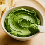 Matcha Butter combines the smoothness of butter with the vibrant taste of matcha green tea, ideal for toast, pastries, and creative cooking.