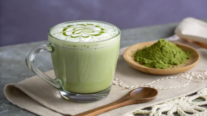 Matcha Green Tea Latte packed with antioxidants. Easy to make, healthy, and delicious — the perfect coffee alternative for a refreshing start to your day!
