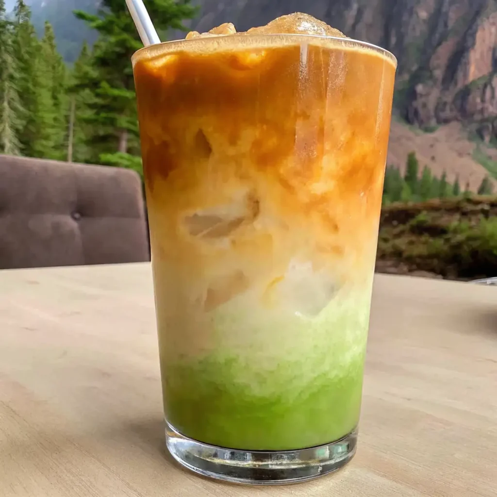 matcha coffee recipe combining earthy matcha with bold coffee flavors. Ready in 5 minutes with health benefits, customization options, and expert tips.