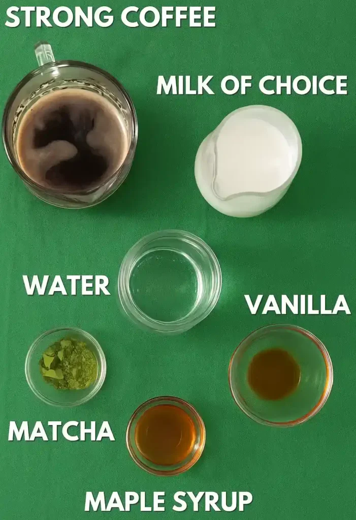 matcha coffee recipe combining earthy matcha with bold coffee flavors. Ready in 5 minutes with health benefits, customization options, and expert tips.