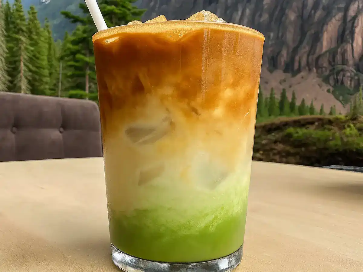 matcha coffee recipe combining earthy matcha with bold coffee flavors. Ready in 5 minutes with health benefits, customization options, and expert tips.