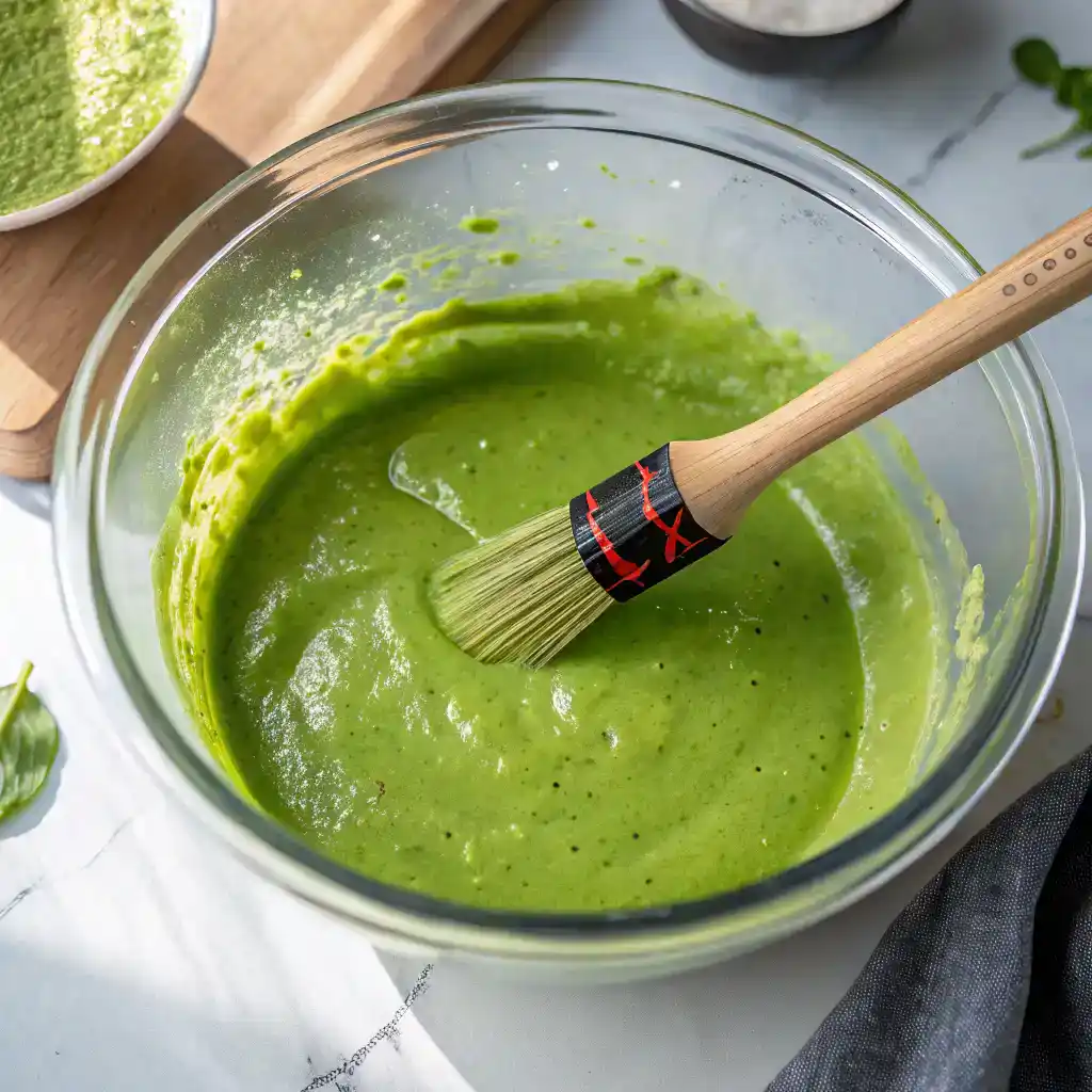 Easy matcha brownies