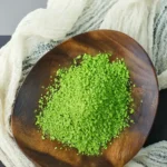 A simple green tea salt blend made with matcha powder and sea salt.
